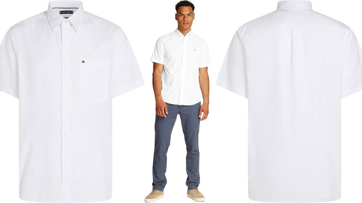 Camisa Tommy Hilfiger de manga corta para hombre