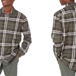 camisa de franela Amazon Essentials para hombre