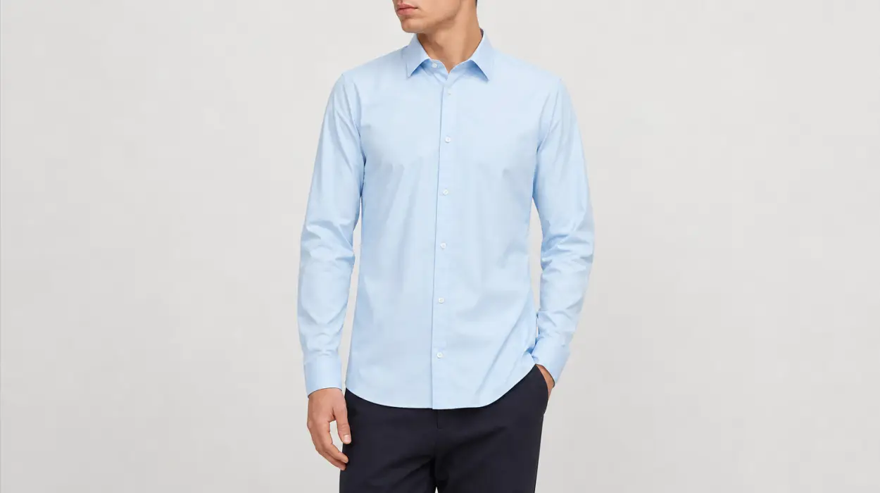Camisas lisas Jack & Jones JJJoe de manga larga para hombre