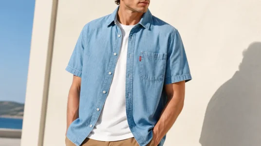 Camisa Levi's Sebastian Chambray 86624-0062 para hombre