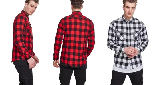 camisas de franela Urban Classics para hombre