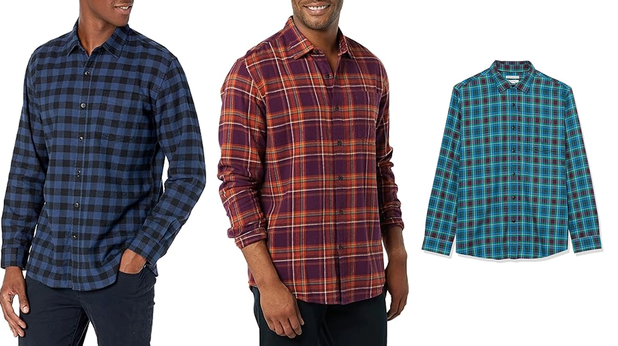 camisas franela amazon essentials baratas