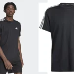 camiseta Adidas Train Essentials 3-Stripes para hombre