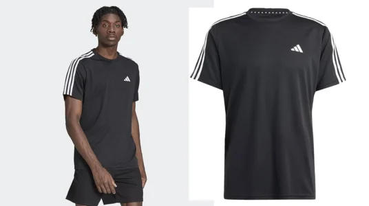 camiseta Adidas Train Essentials 3-Stripes para hombre
