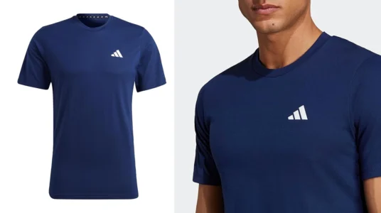 camiseta Adidas Train Essentials azul marino para hombre