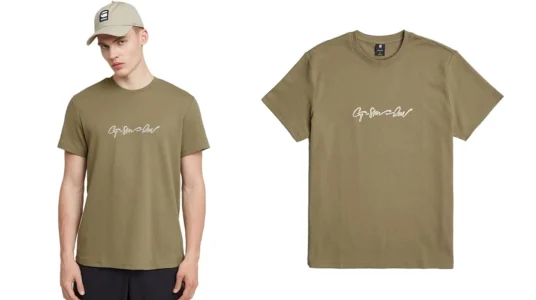 camiseta G-Star G-Script para hombre barata