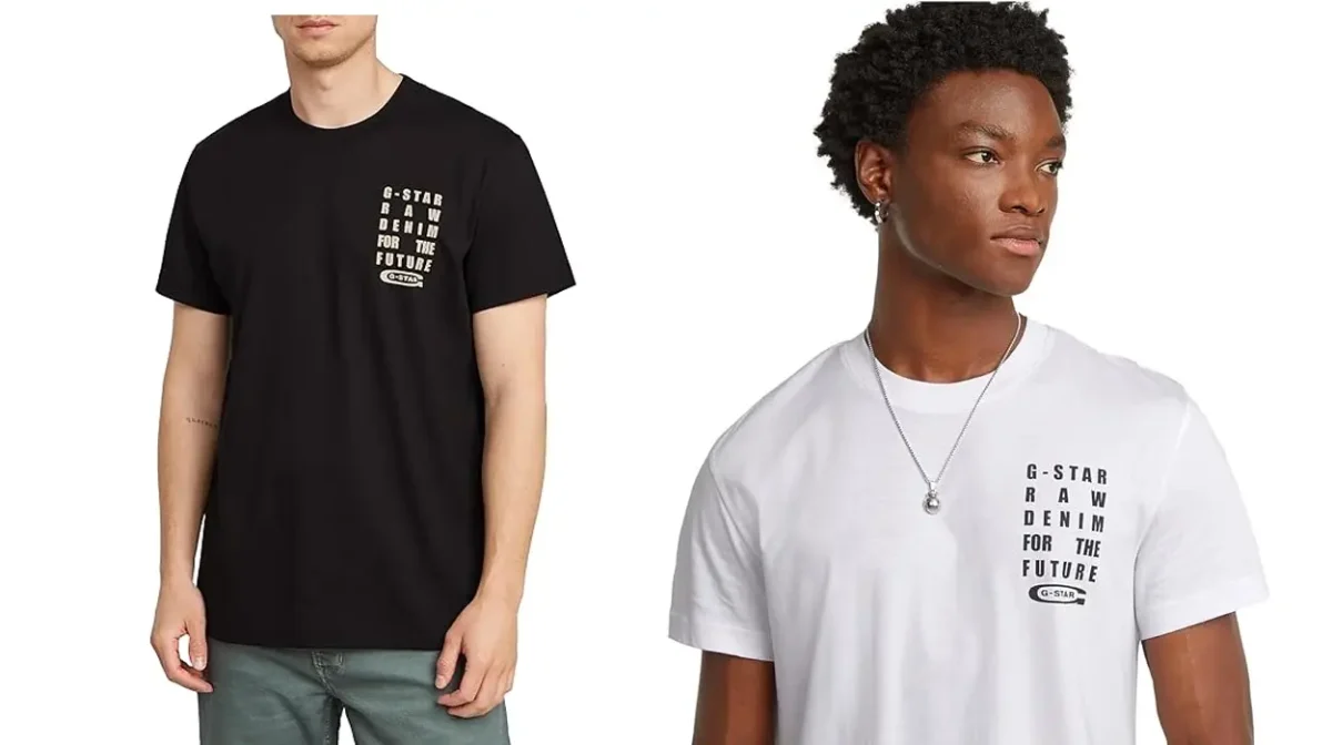 Camiseta G-Star Text Chest para hombre