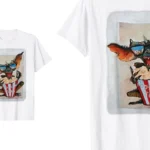 camiseta Gremlins Popcorn Time With Stripe And Gizmo