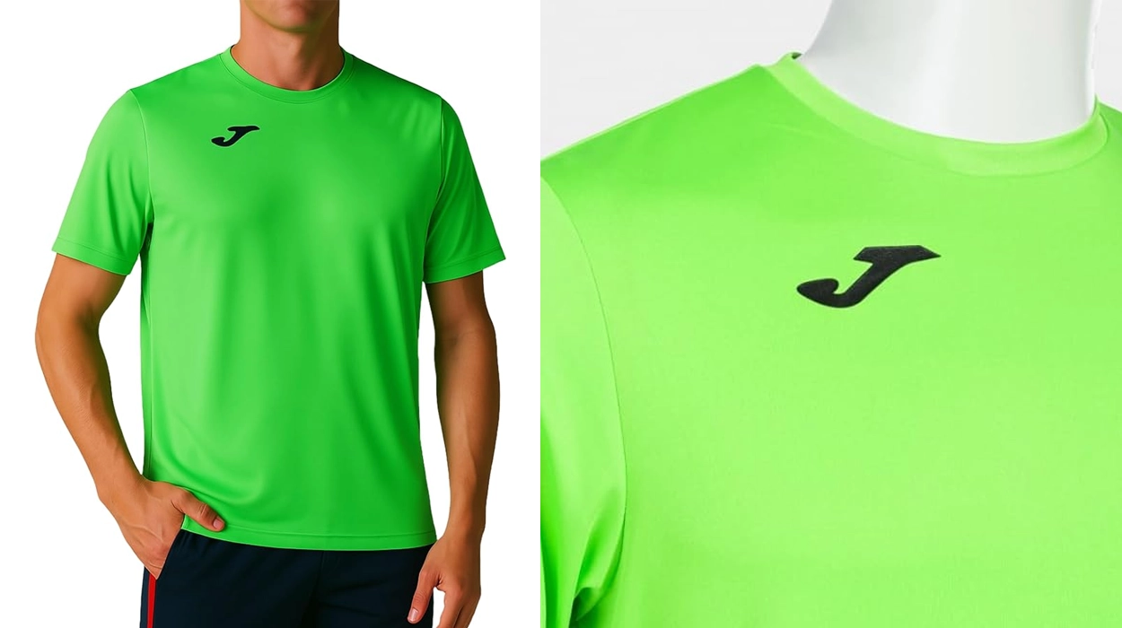 camiseta Joma Combi verde fluor barata