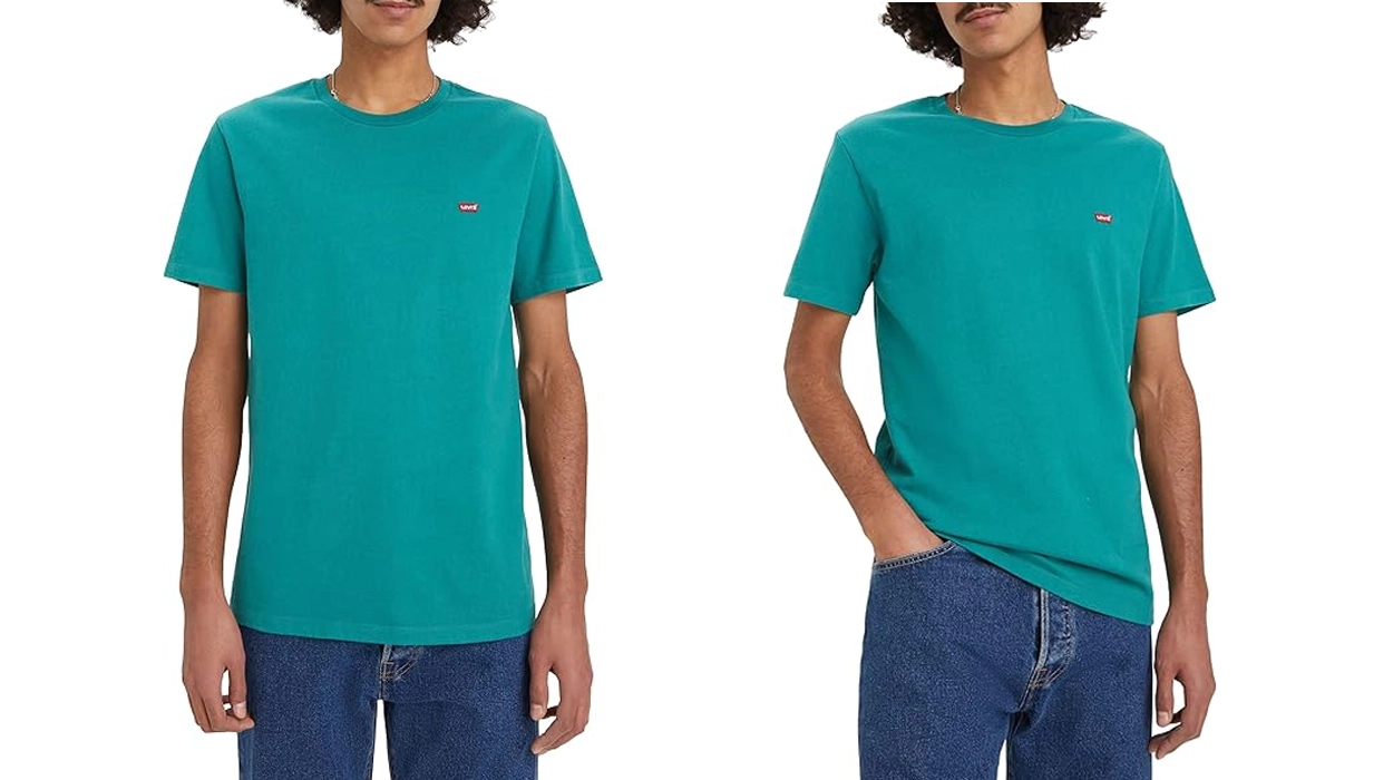 camiseta Levi’s SS Original Housemark en color Deep Jungle