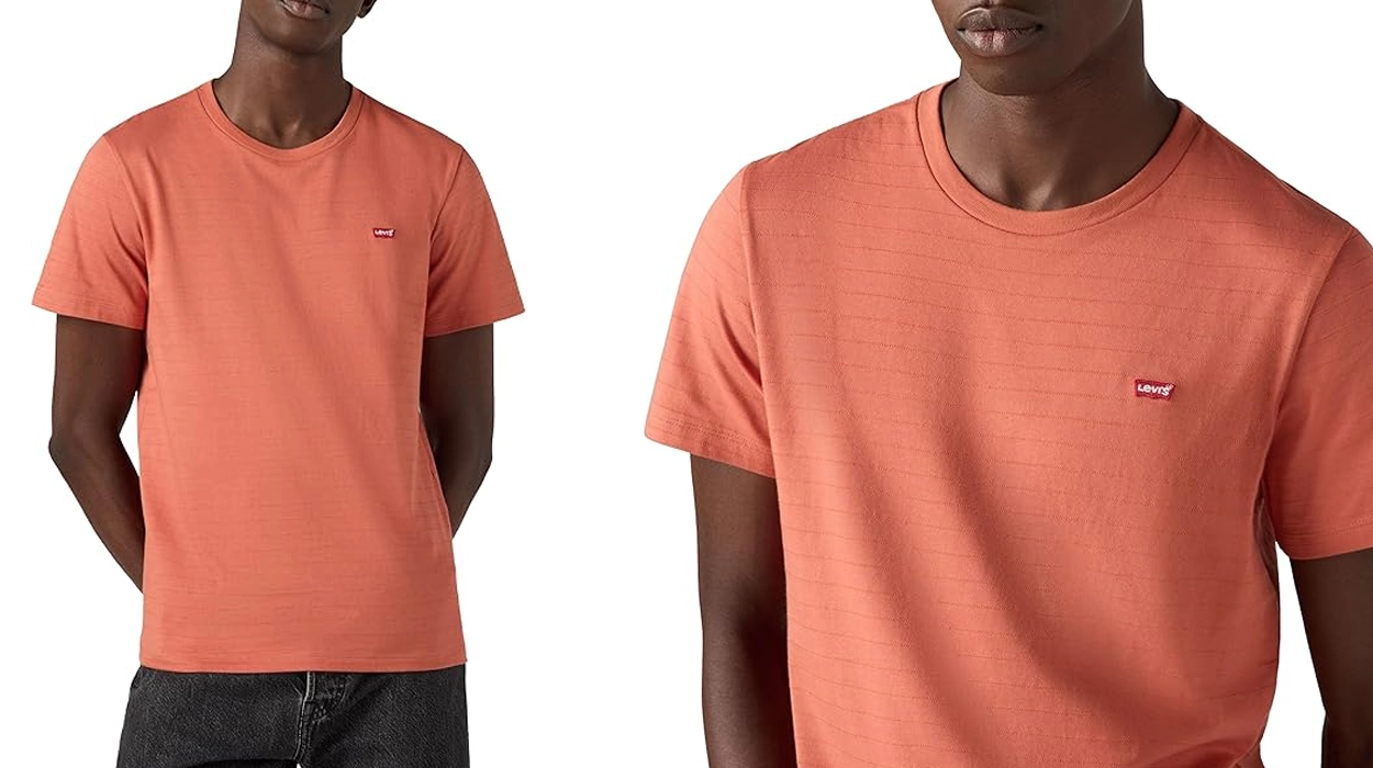 camiseta Levi’s SS Original Housemark en color Etruscan Red