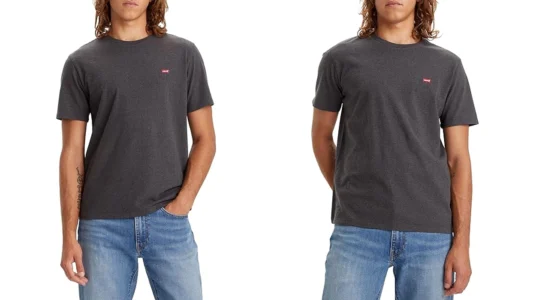 camiseta Levi’s SS Original Housemark gris barata