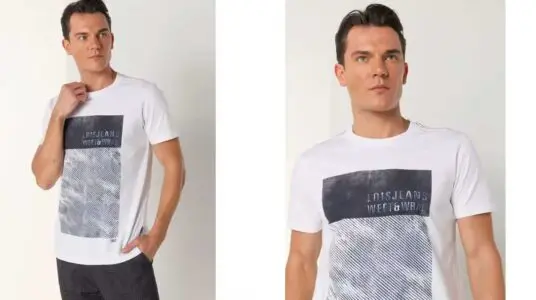 Camiseta Lois Jeans Younes Wrap barata