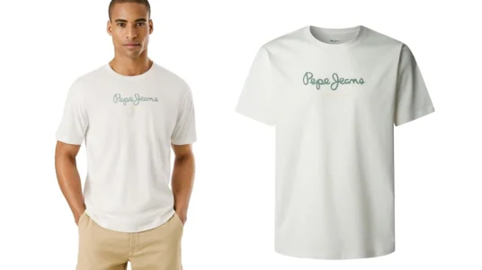 camiseta Pepe Jeans Eggo en color blanco para hombre