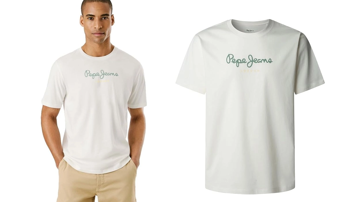 camiseta Pepe Jeans Eggo en color blanco para hombre