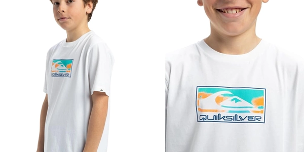 camiseta Quiksilver EV Gradient Box para niños oferta