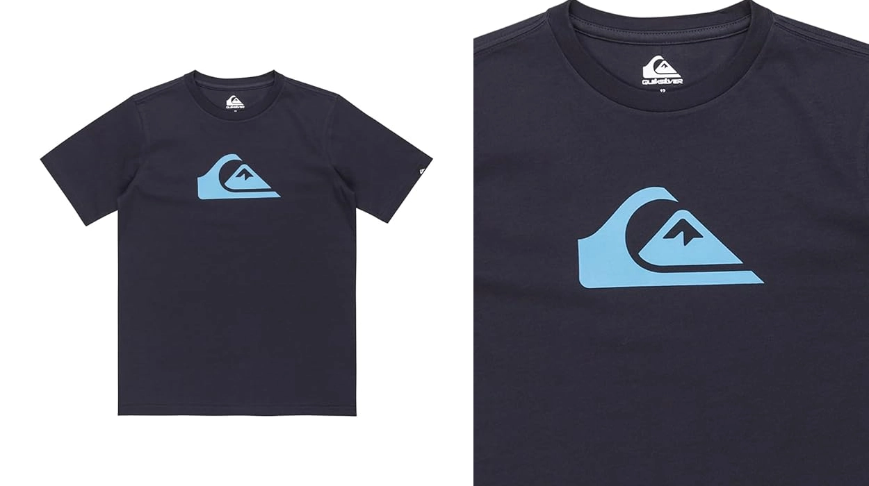 camiseta Quiksilver Ev Comp Logo para niños barata