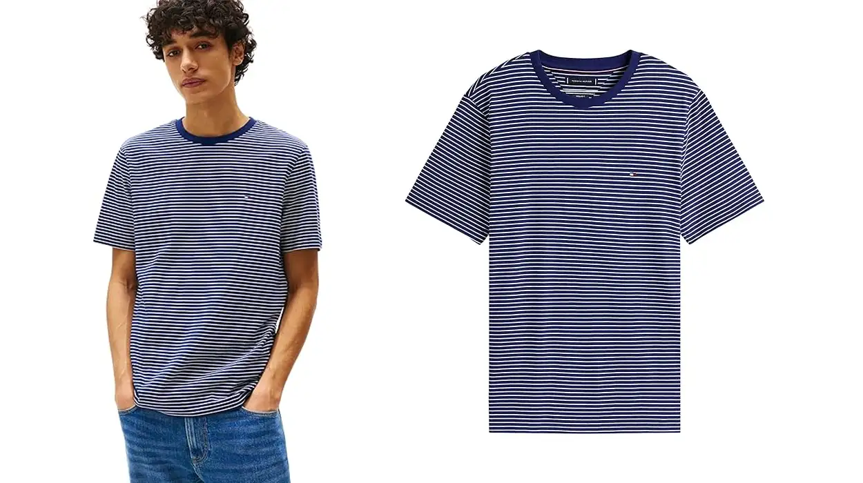 camiseta Tommy Hifliger Seasonal Solid Tee para hombre barata