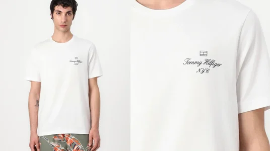 camiseta Tommy Hilfiger Outline Script Tee para hombre