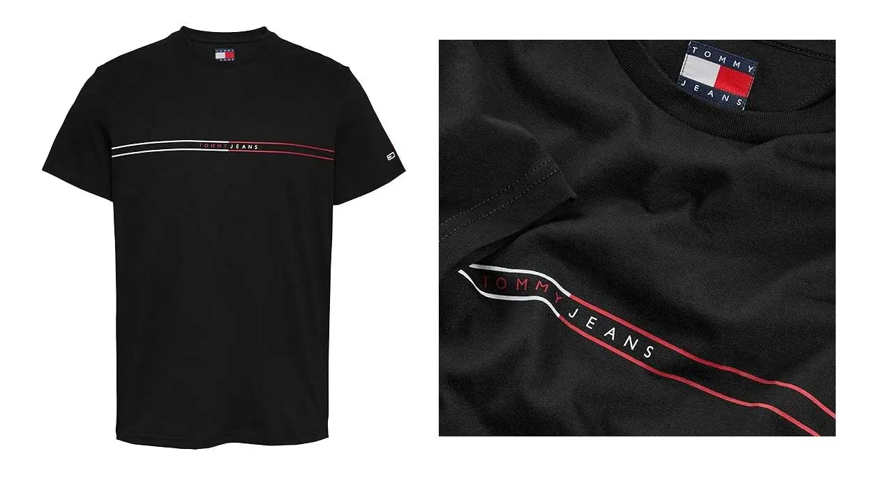 camiseta Tommy Jeans Slim Entry Graphic barata