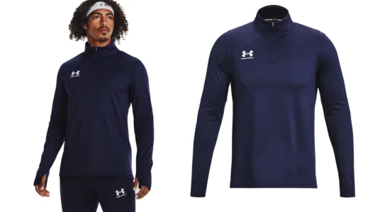camiseta Under Armour Fleece 1 2 Zip para hombre