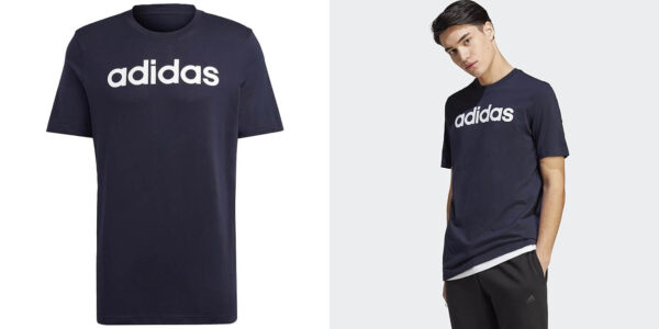 Camiseta de manga corta Adidas Essentials Single Jersey Big Logo para hombre