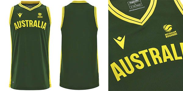 Camiseta de baloncesto de Australia