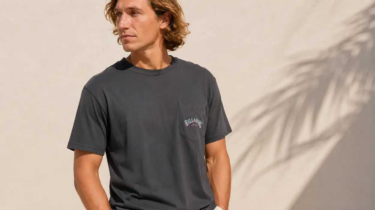 Camiseta Billabong Stacked Arch para hombre, ideal para el verano