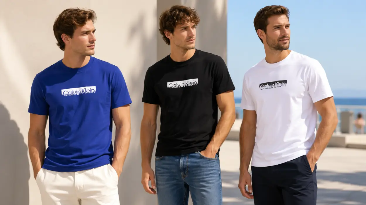 Camisetas Calvin Klein en 3 colores para hombre