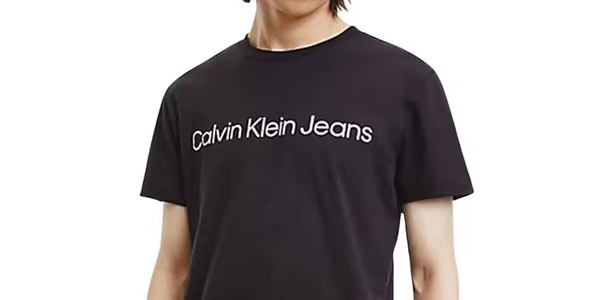 Camiseta Calvin Klein Logo hombre oferta