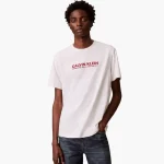 Camiseta de manga corta Calvin Klein con cuello redondo para hombre