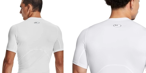 camiseta de compresión blanca Under Armouyr Heat Gear oferta
