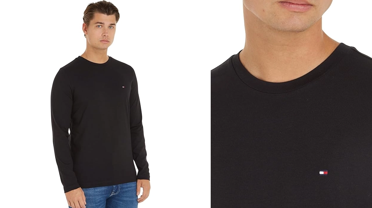 camiseta de manga larga Tommy Hilfiger Logo barata