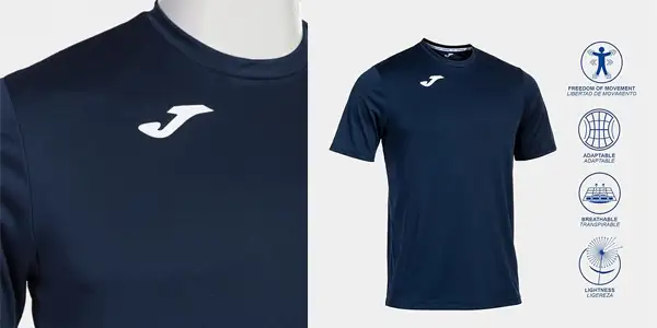 camiseta deportiva Joma Combi azul marino para hombre oferta