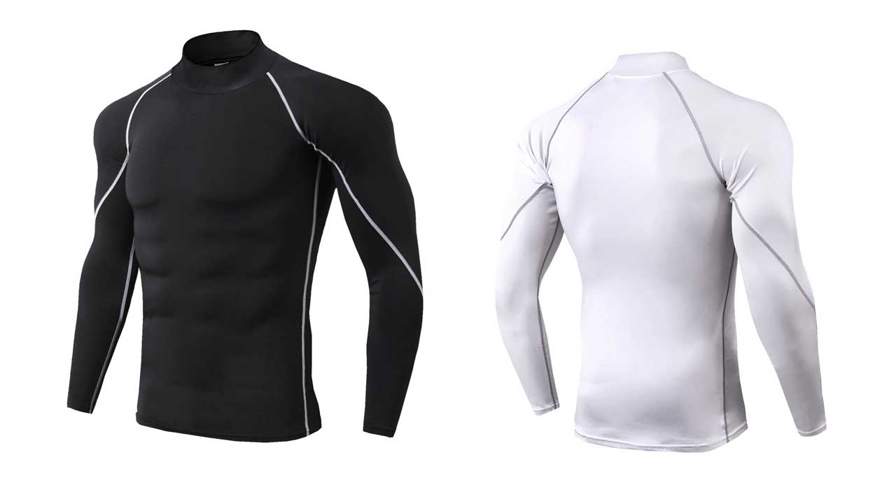 Camiseta deportiva compresión hombre barata