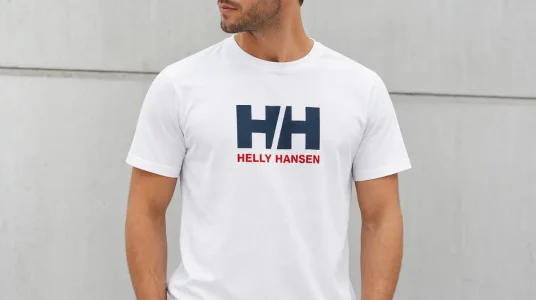 Camiseta Helly Hansen con logotipo HH 3.0 para hombre, blanco