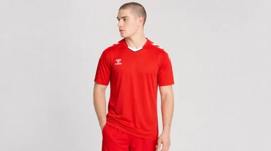 Camiseta hummel HmlCore XK Poly Jersey S/S para hombre de secado rápido