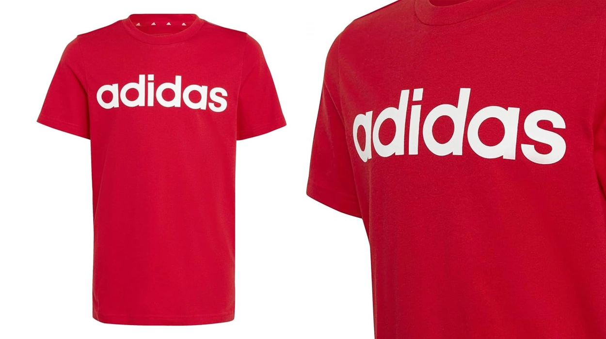 camiseta infantil Adidas Essentials Linear logo barata