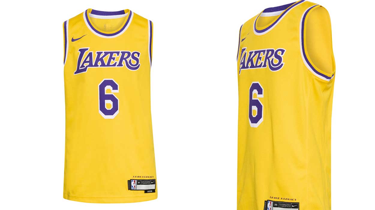 Camiseta infantil Lakers Lebron James barata