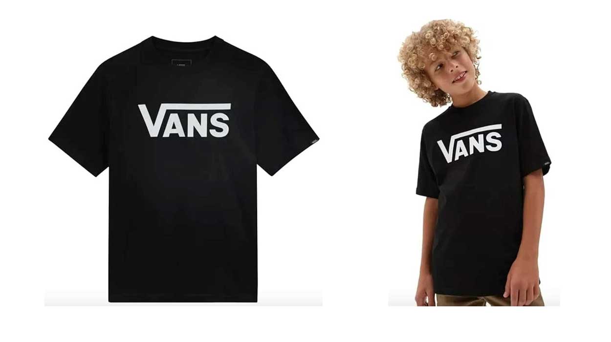 Camiseta infantil Vans Classic barata