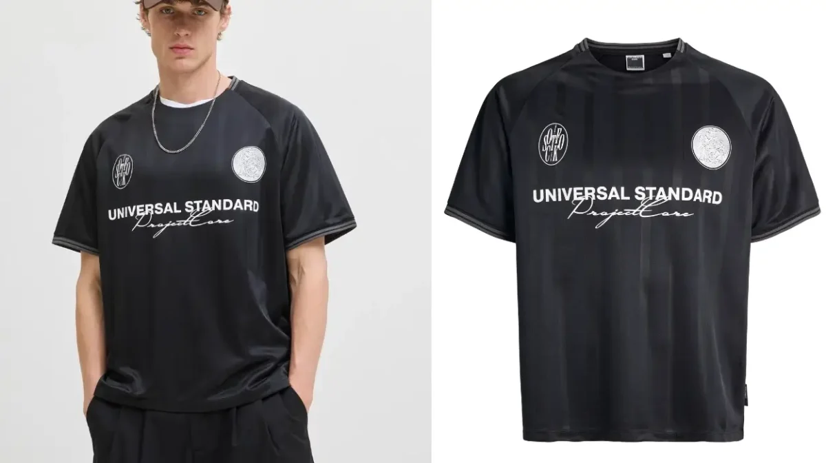 Camiseta Jack & Jones Jcocover Retro Football para hombre