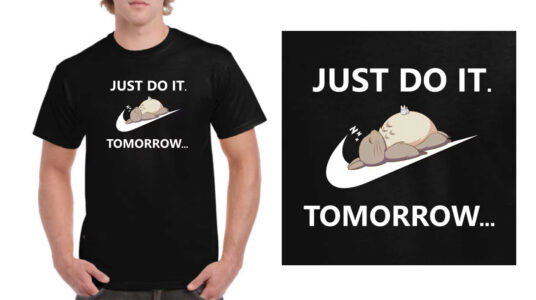 Camiseta Just DO It Tomorrow