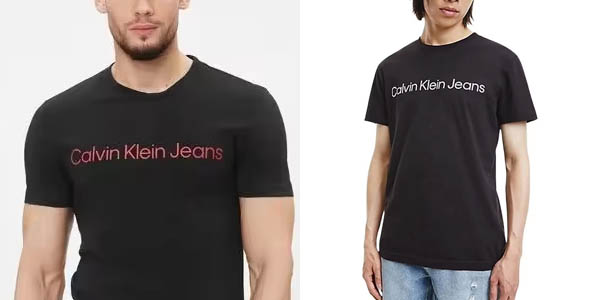 Calvin Klein - Camiseta de manga corta para hombre.