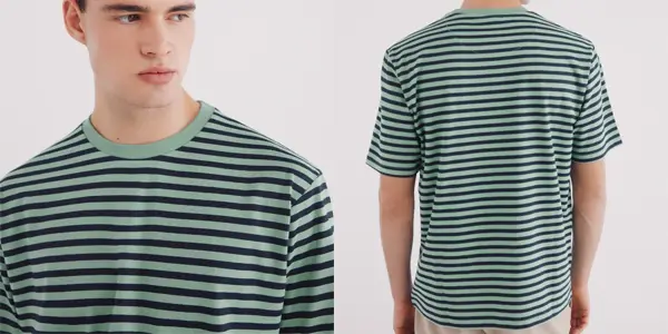 Camiseta de manga corta Springfield para hombre