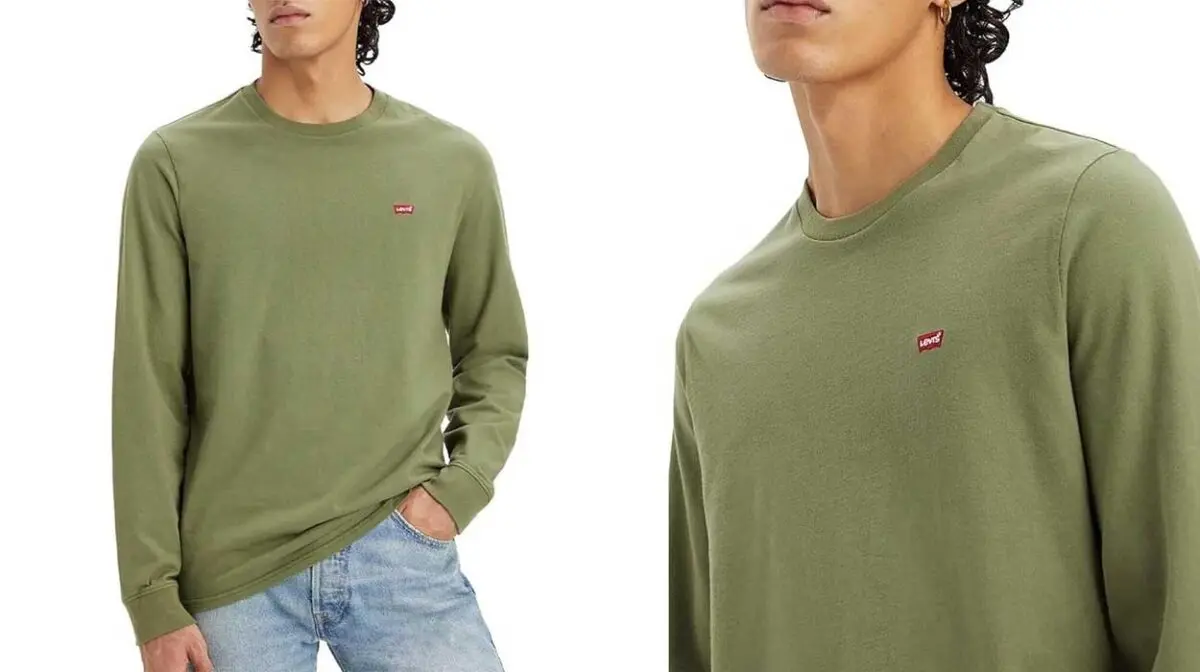 Camiseta de manga larga Levi’s Original Housemark para hombre