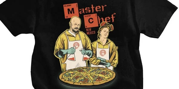 Camiseta de manga corta Breaking Bad Master Chef