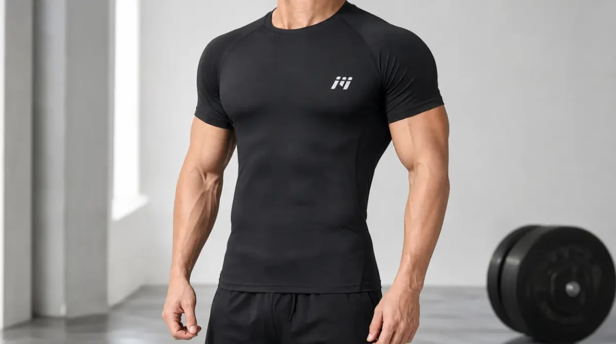 Pack x2 camisetas de compresión Meetwee deportivas para hombre