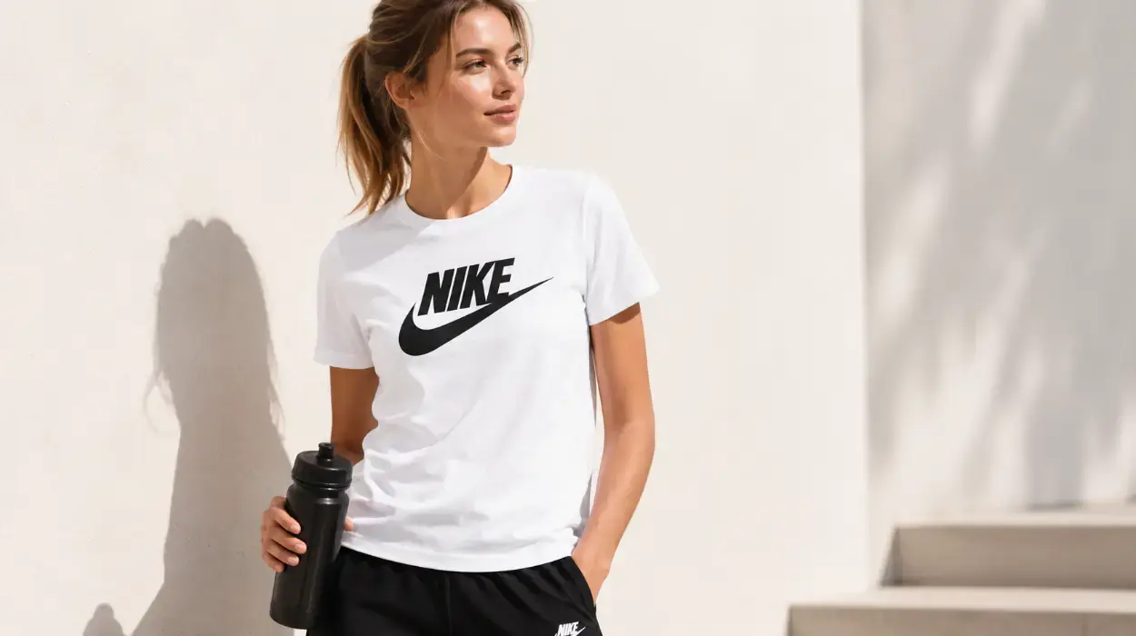 Look casual y deportivo con la camiseta Nike Sportwear Essential