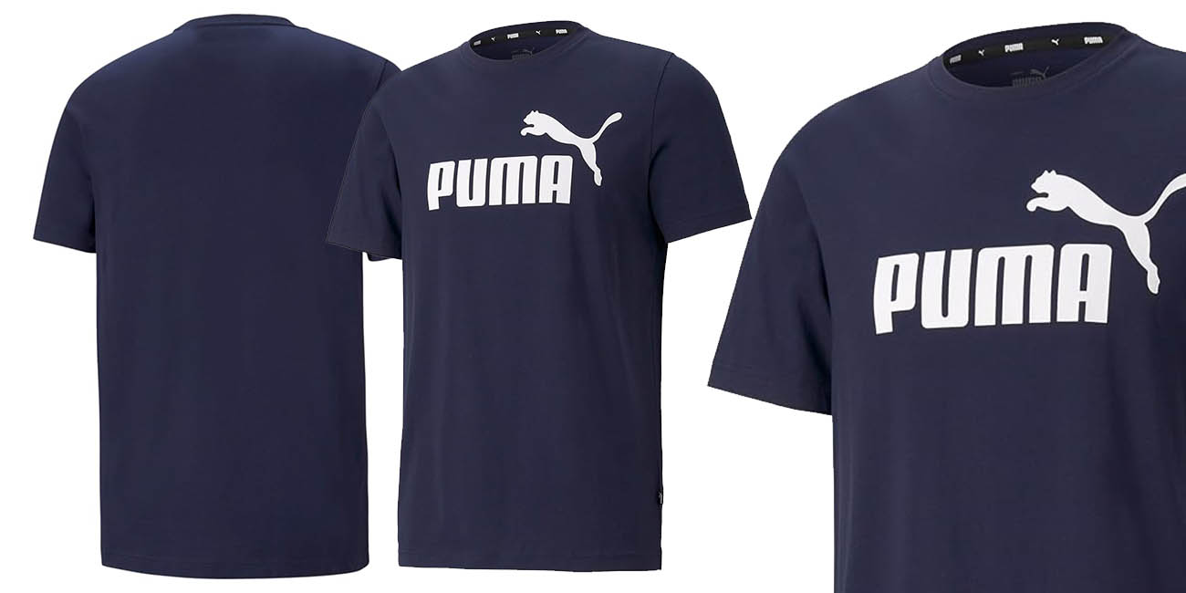 Camiseta Puma Essentials Logo algodón oferta