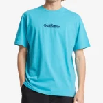 Camiseta de manga corta Quiksilver Fineline SS para hombre en azul